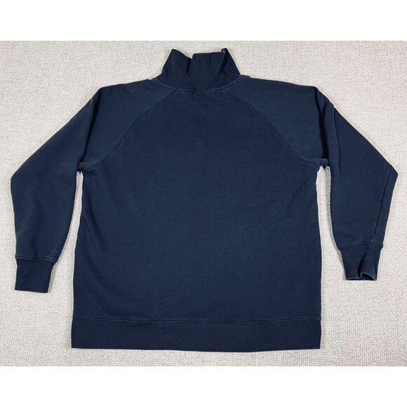 Ariat REAL Sweatshirt Crossover Women's Large Gray Raised Felt Logo Mock Neck - Picture 3 of 8